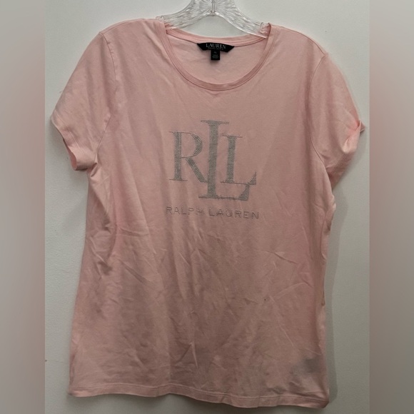 Lauren Ralph Lauren XL tee soft stretchy jersey knit comfy casual loungewear - Picture 1 of 6